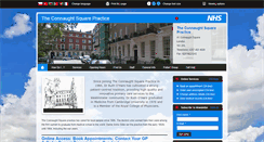 Desktop Screenshot of connaughtsquarepractice.co.uk